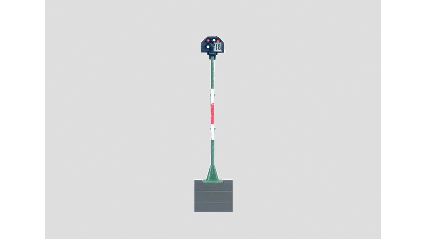 Marklin 76372 Color Light Yard Signal Licht-Gleissperrsignal