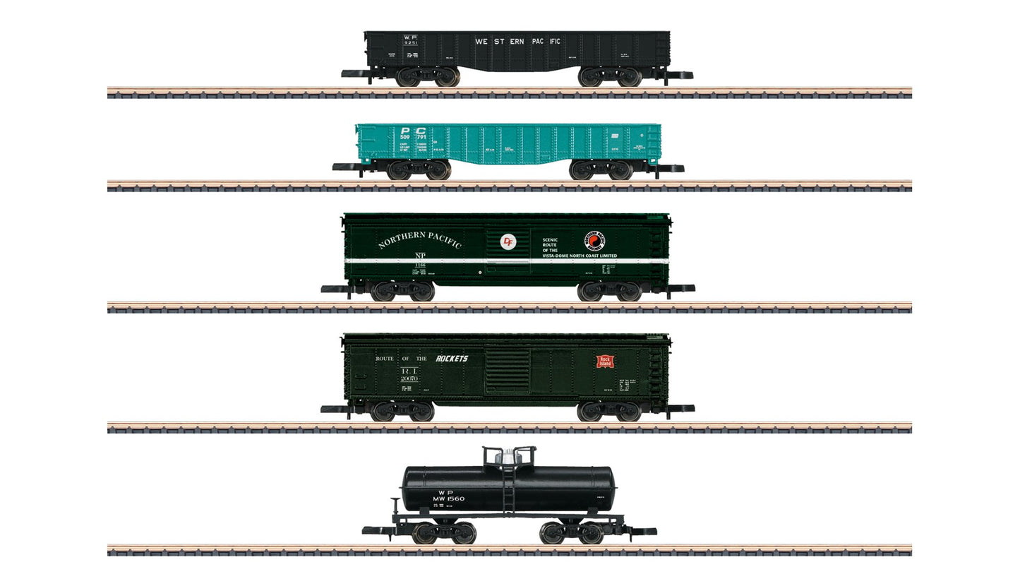 Marklin 82498 American Freight Car Set