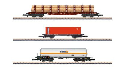 Marklin 82596 Freight Car Set with Mixed Loads