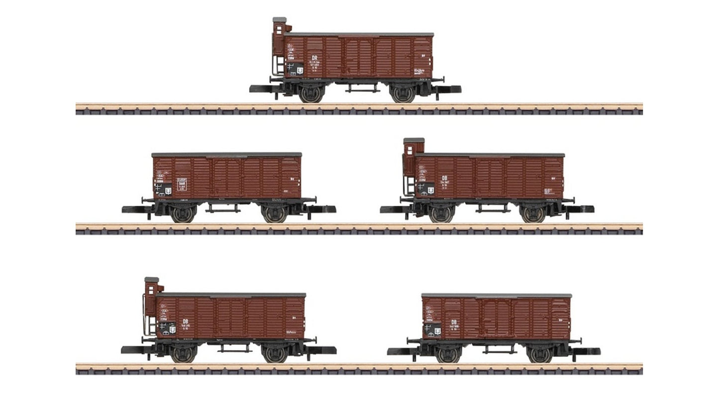 Marklin 86605 Type G10 Boxcar Set