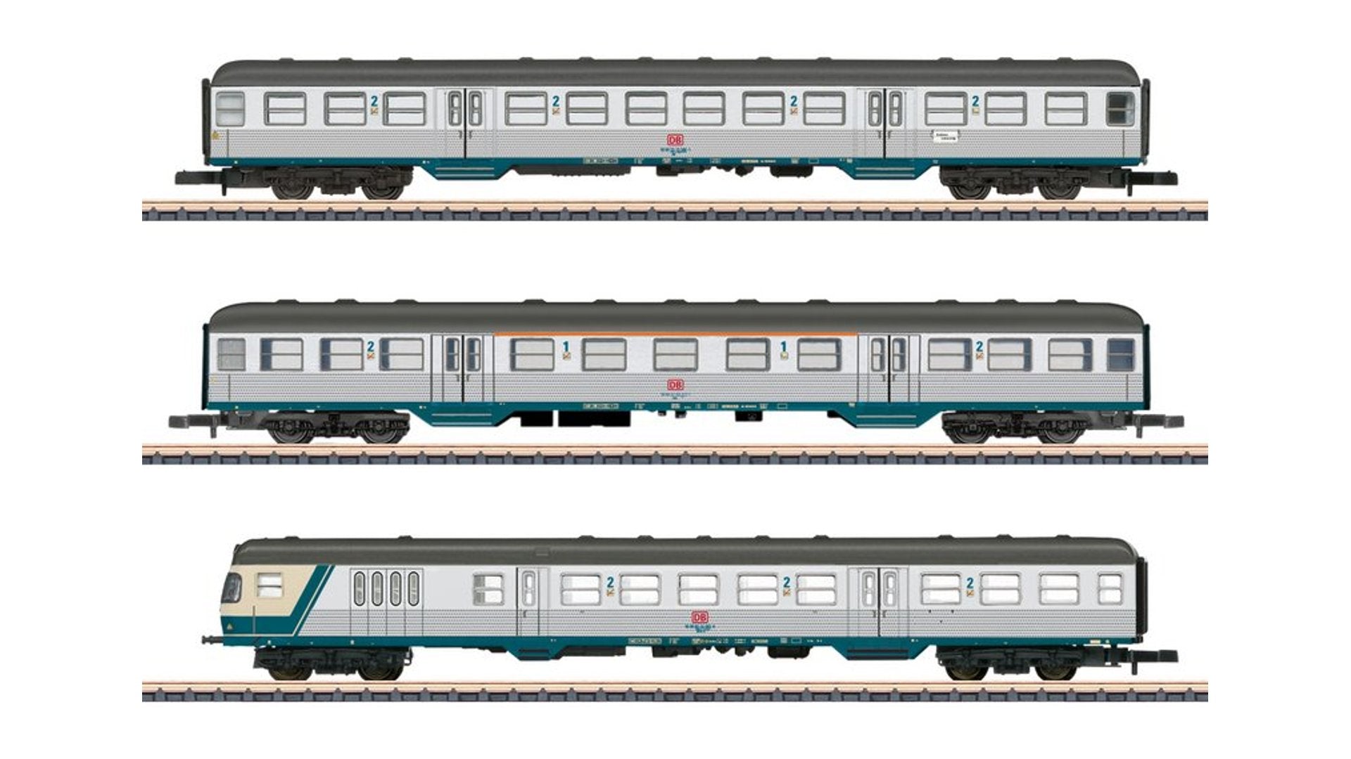 Marklin 87183 Passenger Car Set Karlsruhe End