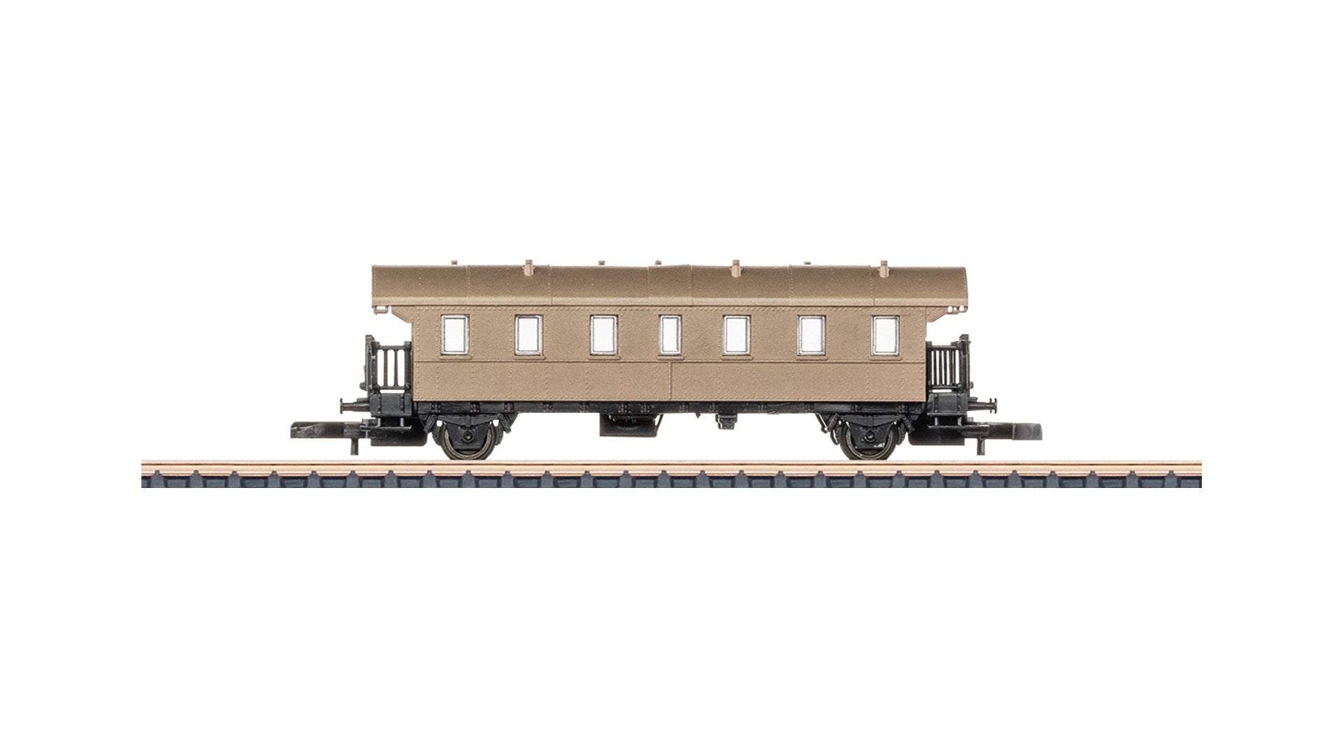 Marklin 87519 Two-Axle Passenger Car with a Real Bronze Body