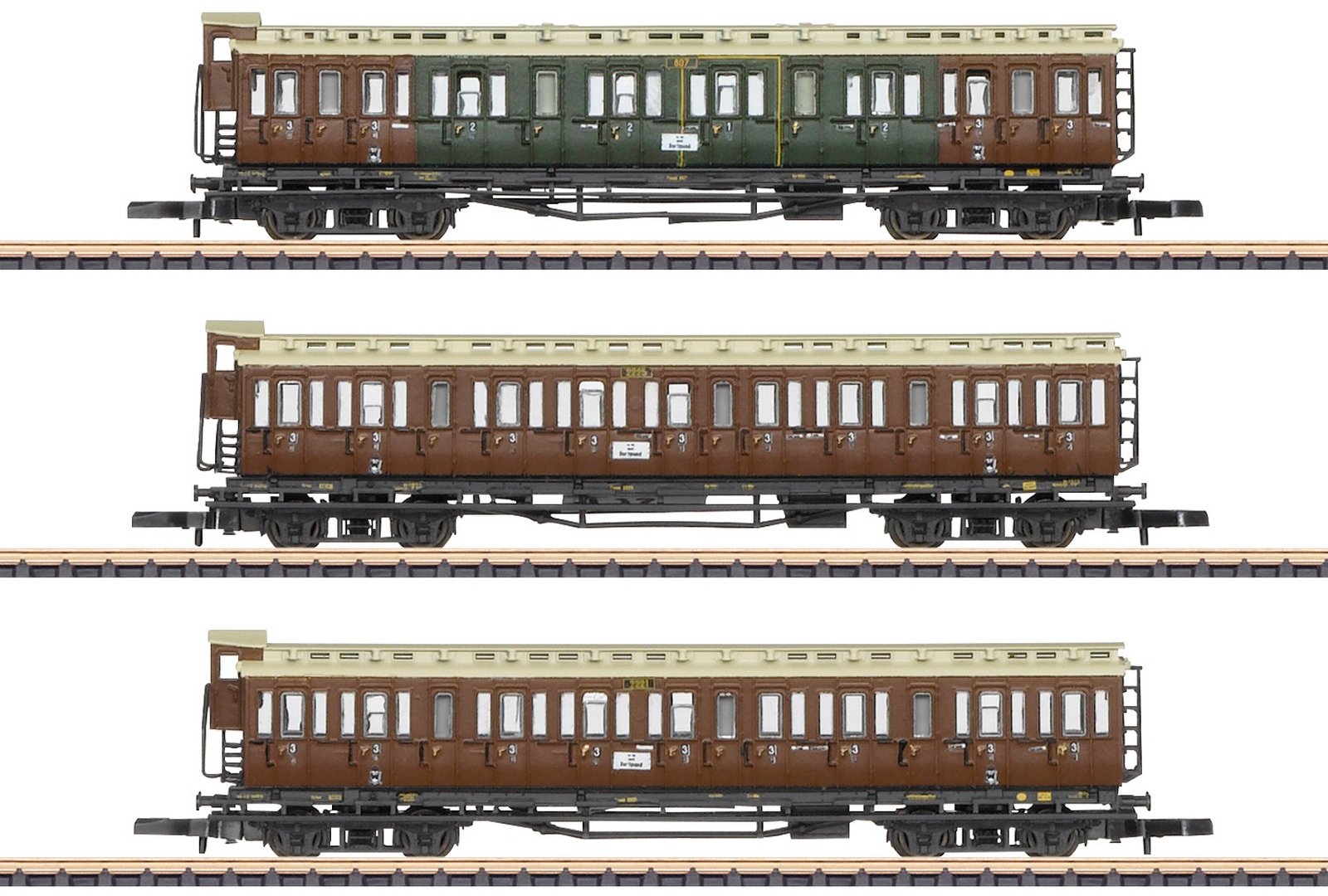 Marklin 87568 KPEV Compartment Car Set