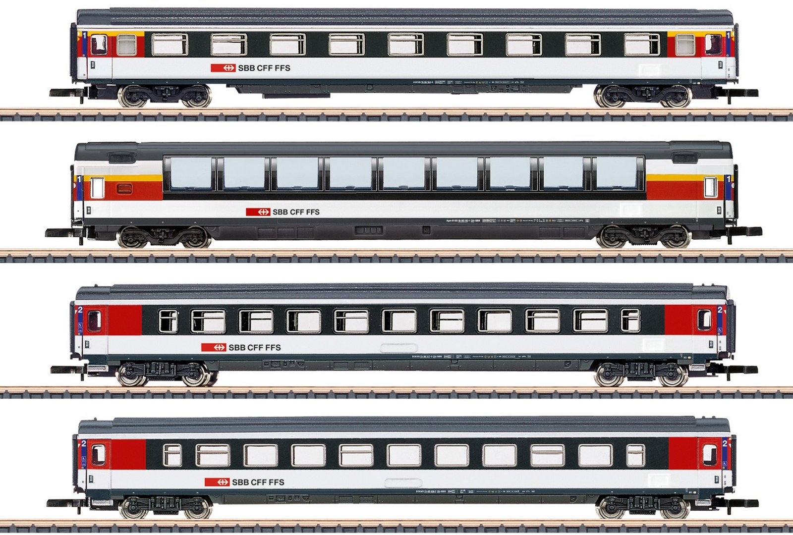 Marklin 87663 SBB EuroCity Car Set