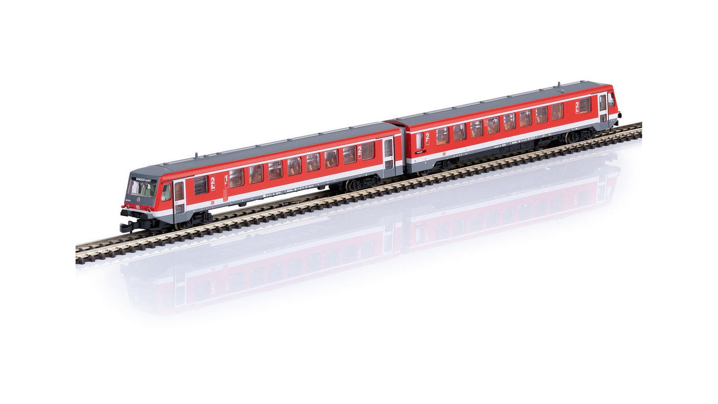 Marklin 88700 Class 628.2 Diesel Powered Rail Car with a Class 928.2 Cab Control Car