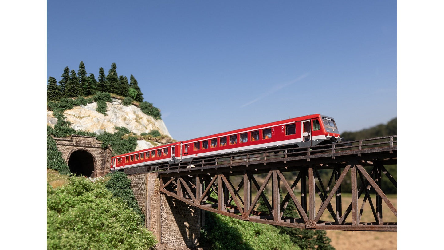 Marklin 88700 Class 628.2 Diesel Powered Rail Car with a Class 928.2 Cab Control Car
