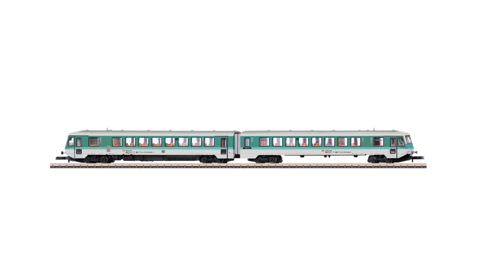Marklin 88701 Class 628.2 Diesel-Powered Rail Car with a Class 928.2 Cab Control Car