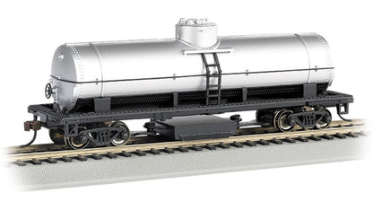 Bachmann 16304 Unlettered Silver Track Cleaning Single Dome Tank Car