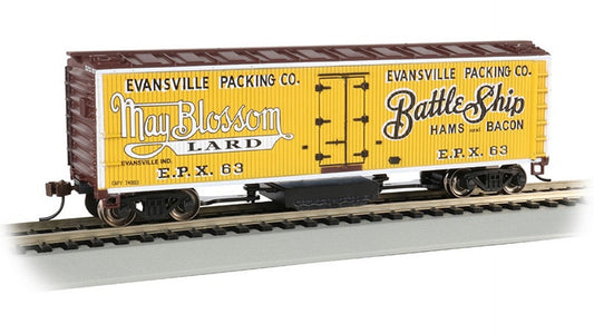 Bachmann 16332 Evansville Packing Track Cleaning 40ft Wood Side Reefer