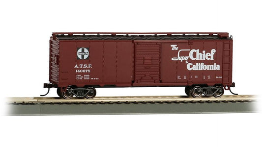 Bachmann 16501 Super Chief 40 Santa Fe Map Box Car HO Scale