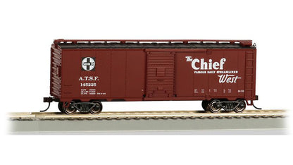 Bachmann 16505 Chief 40 Santa Fe Map Box Car HO Scale