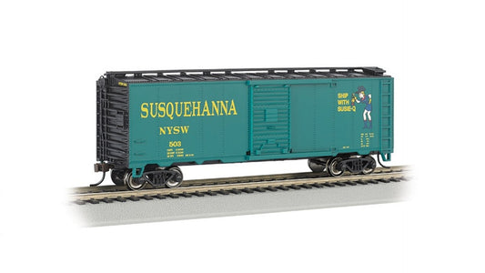 Bachmann 17001 40ft Box Car NEW YORK SUSQUEHANNA and WESTERN Suzy Q