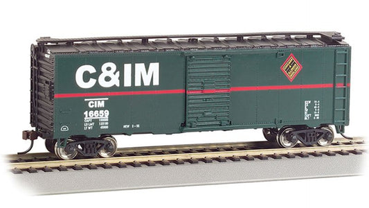 Bachmann 17025 Chicago And Illinois Midland 40 Box Car Ho Scale