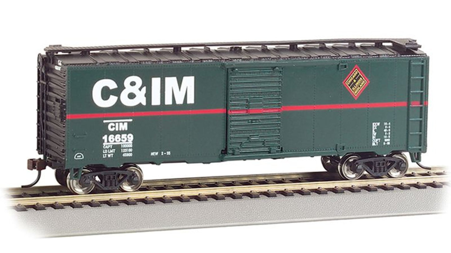 Bachmann 17025 Chicago And Illinois Midland 40 Box Car Ho Scale
