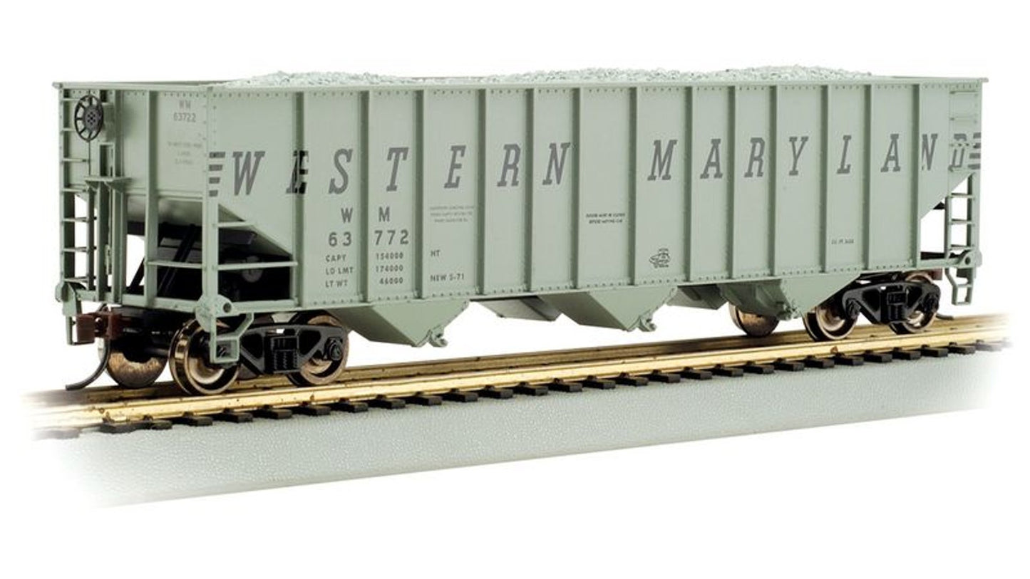Bachmann 18737 Western Maryland 100 Ton 3 Bay Hopper