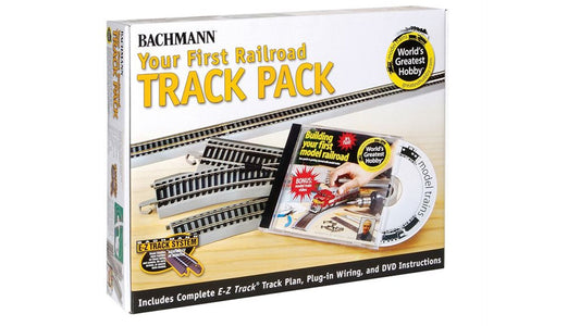 Bachmann 44596 Nickel Silver First Railroad HO Track Pack