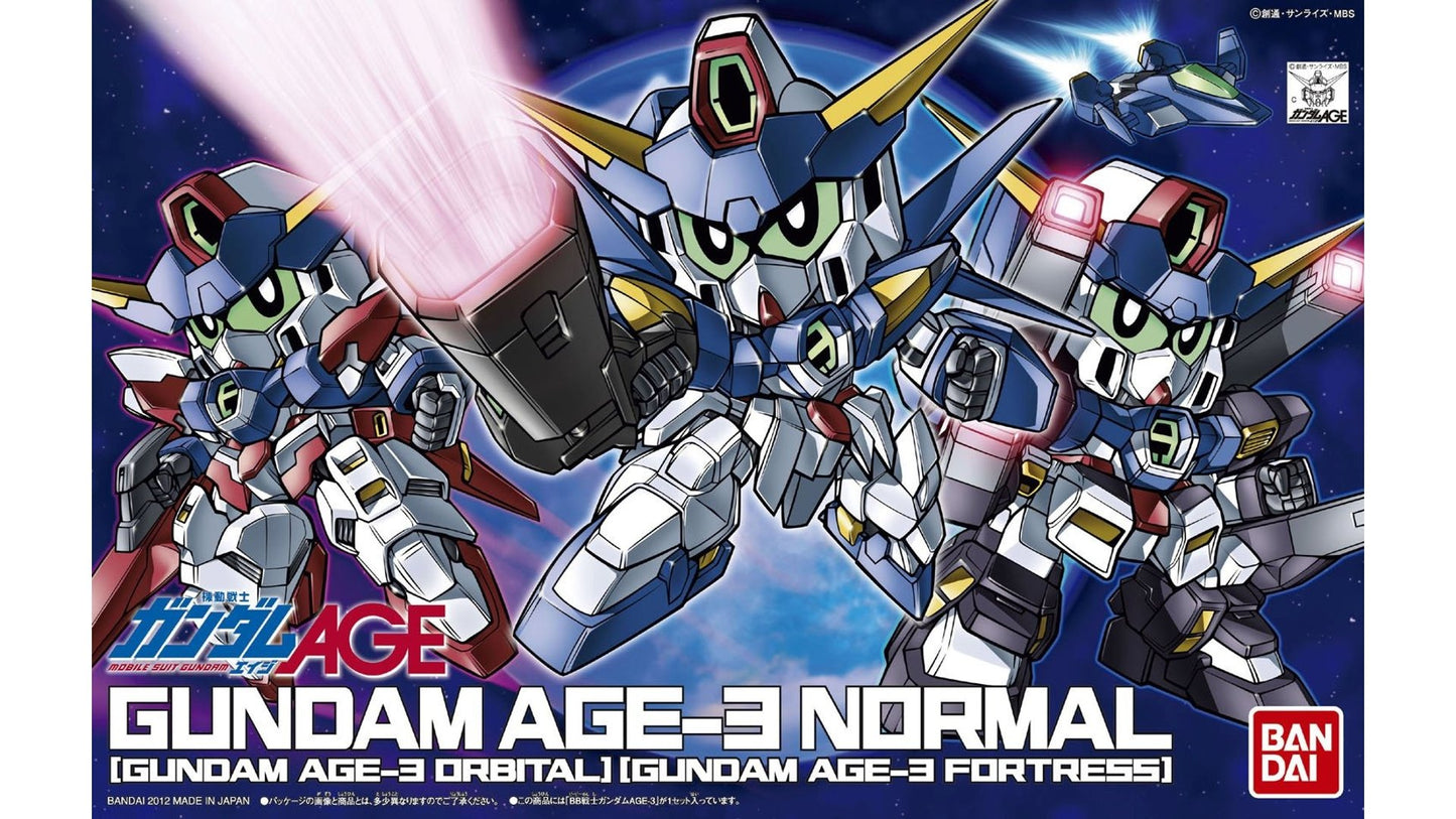 Bandai 2162672 BB372 Gundam AGE-3