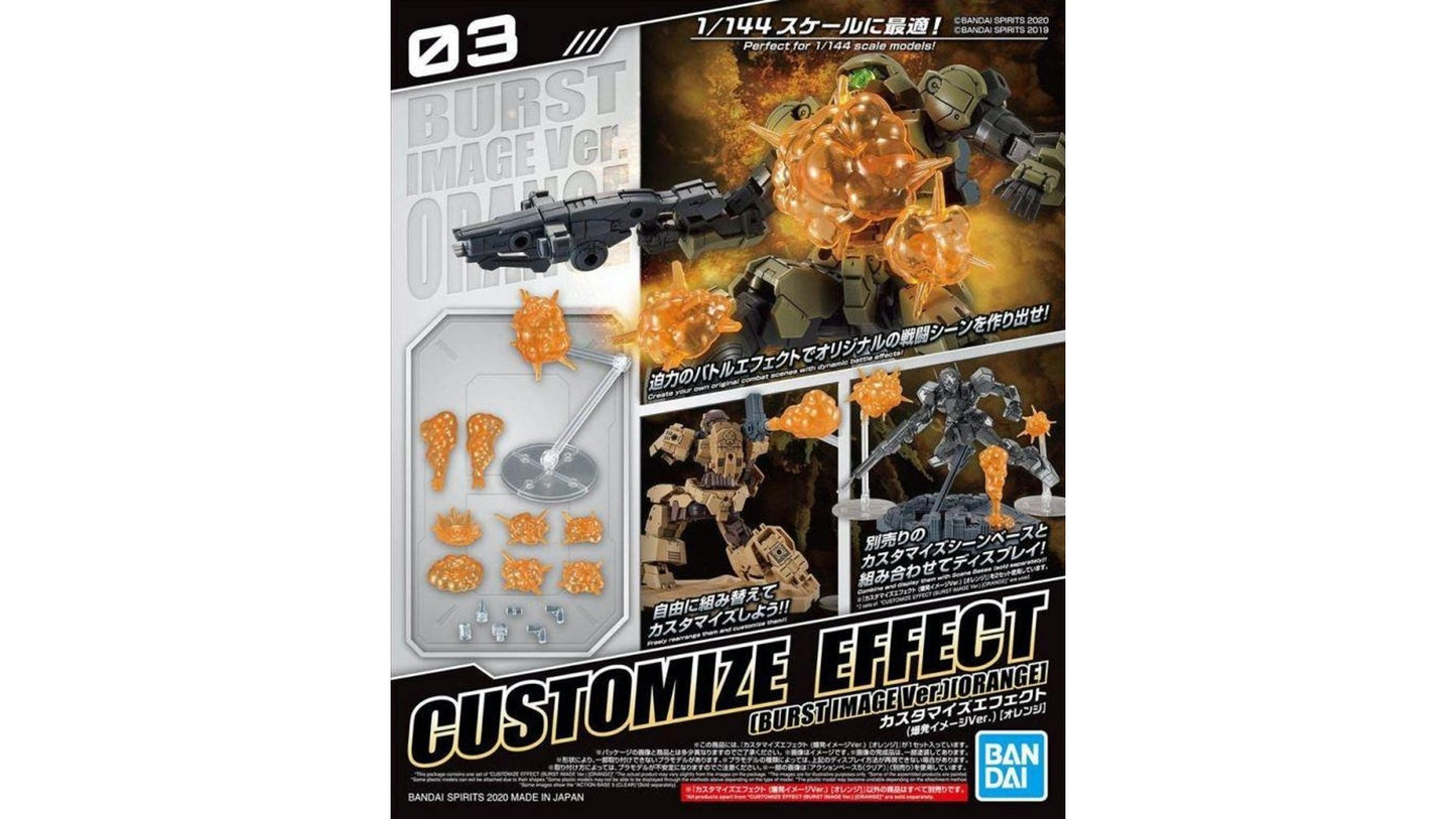 Bandai 2516446 Customize Effect 03 BURST SCENE ORANGE