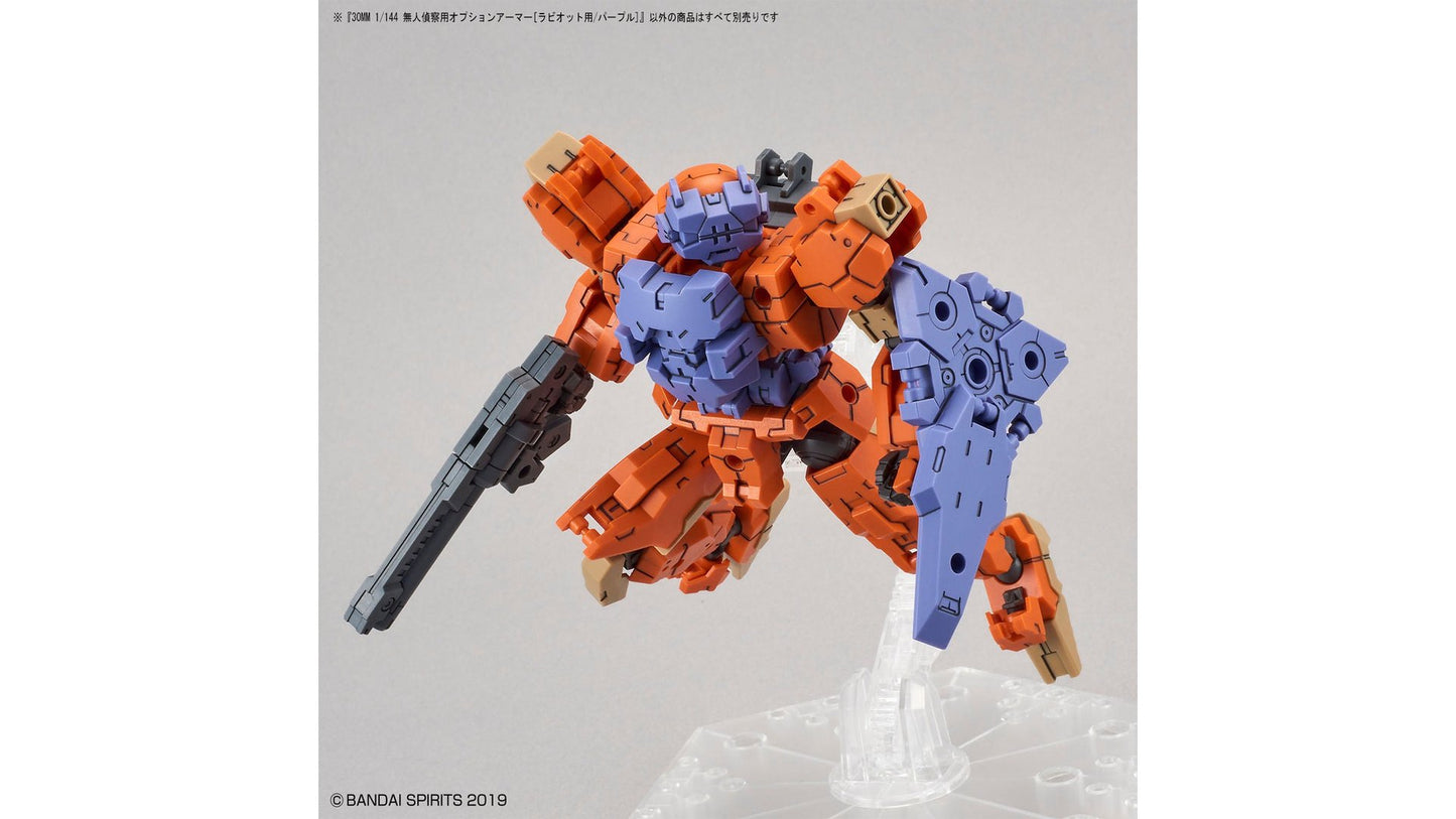 Bandai 2530622 30MM Option Armor for Spy Drone for Rabiot, Purple