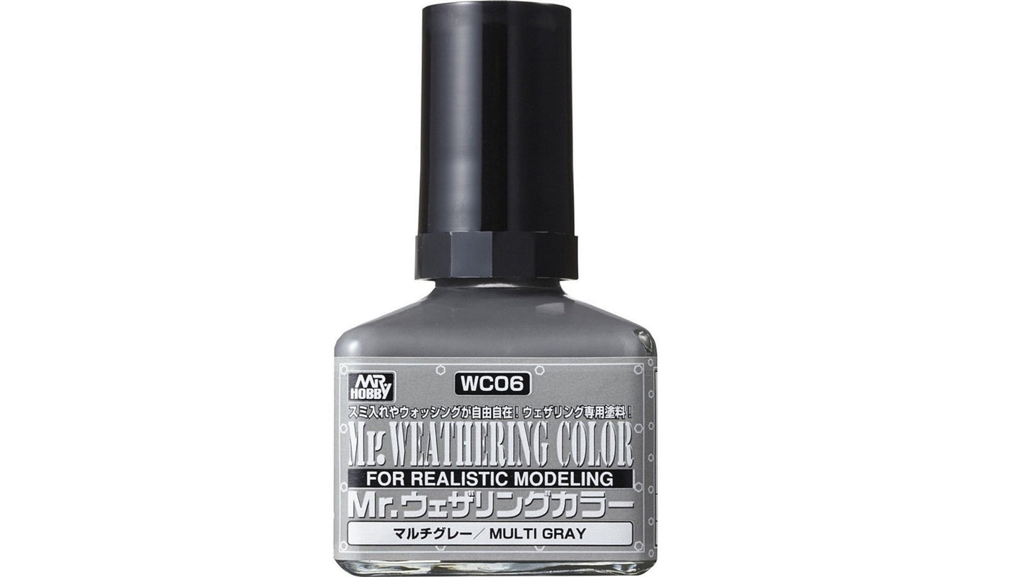 Bandai WC06 Mr Weathering Color Multi Gray
