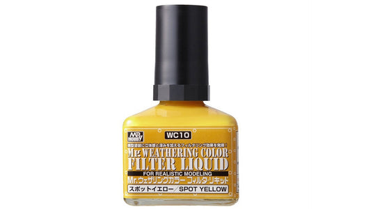 Bandai WC10 Mr Weathering Color Filter Liquid Spot Yellow