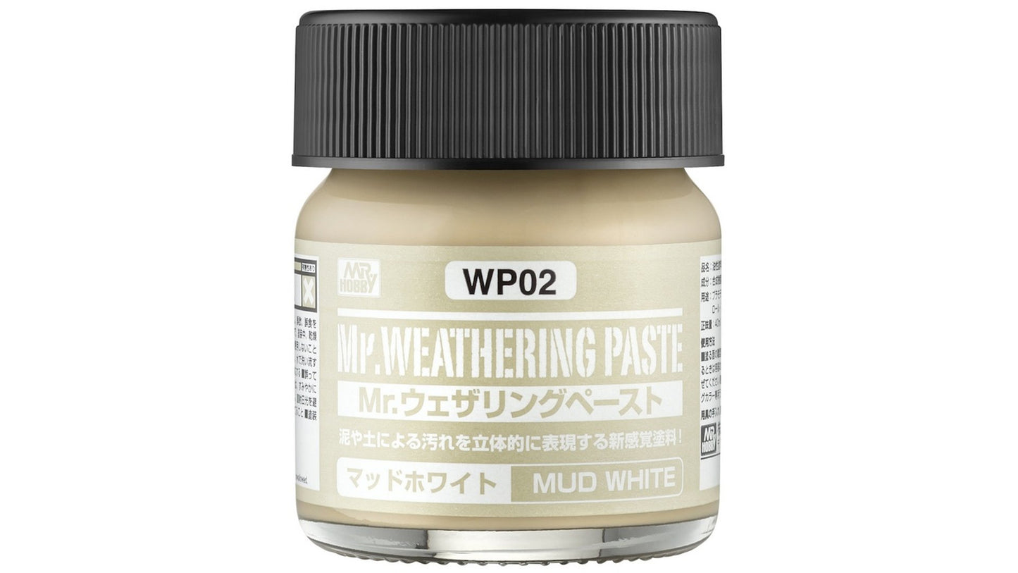 Bandai WP02 Mr Weathering Paste Mud White