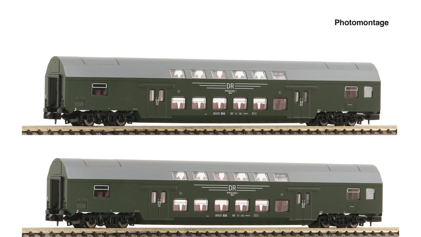 Fleischmann F6260042 2 pcs. Set 2: Double-decker coaches