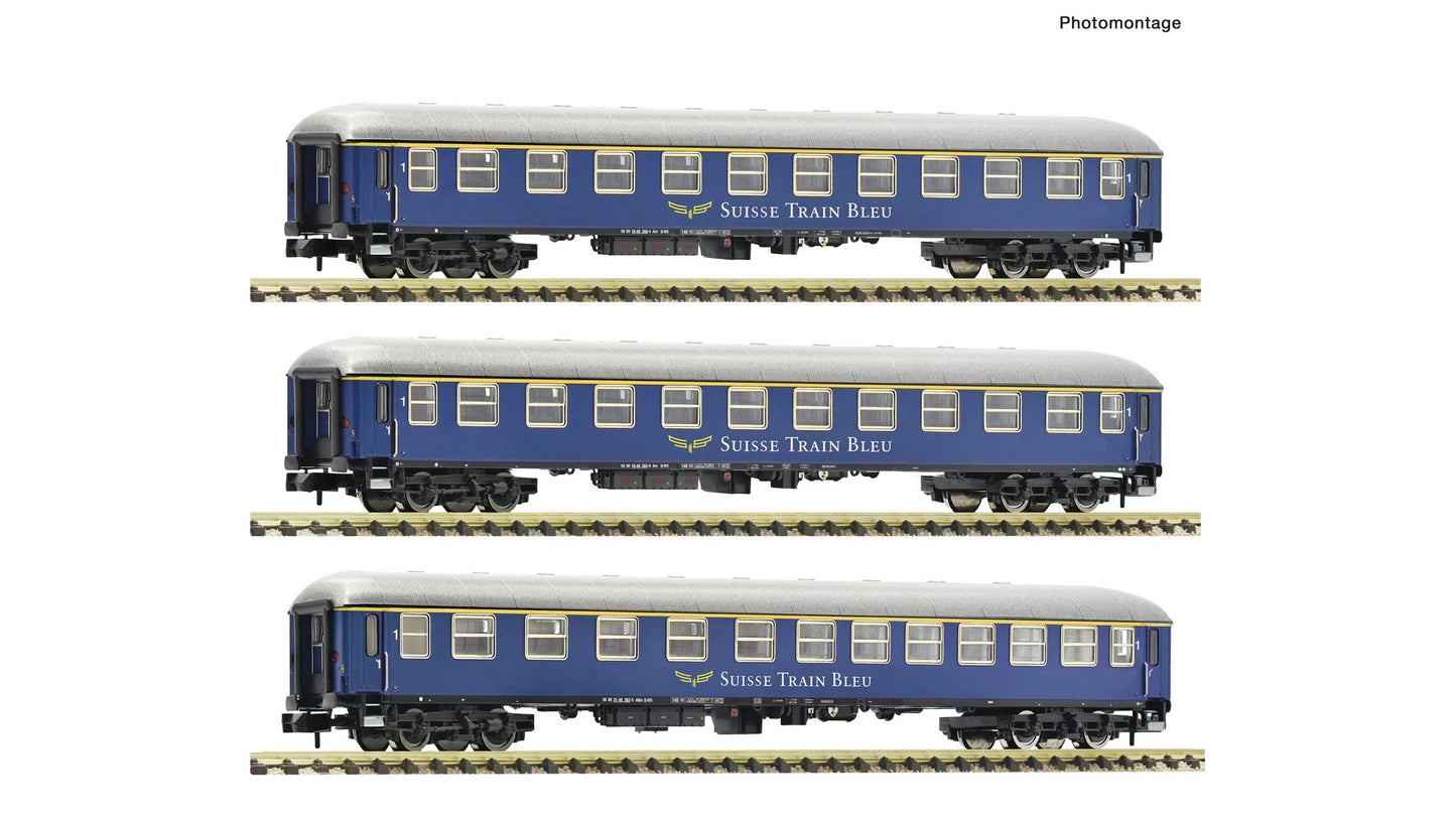 Fleischmann F6260078 3 piece set (1): Express train coaches