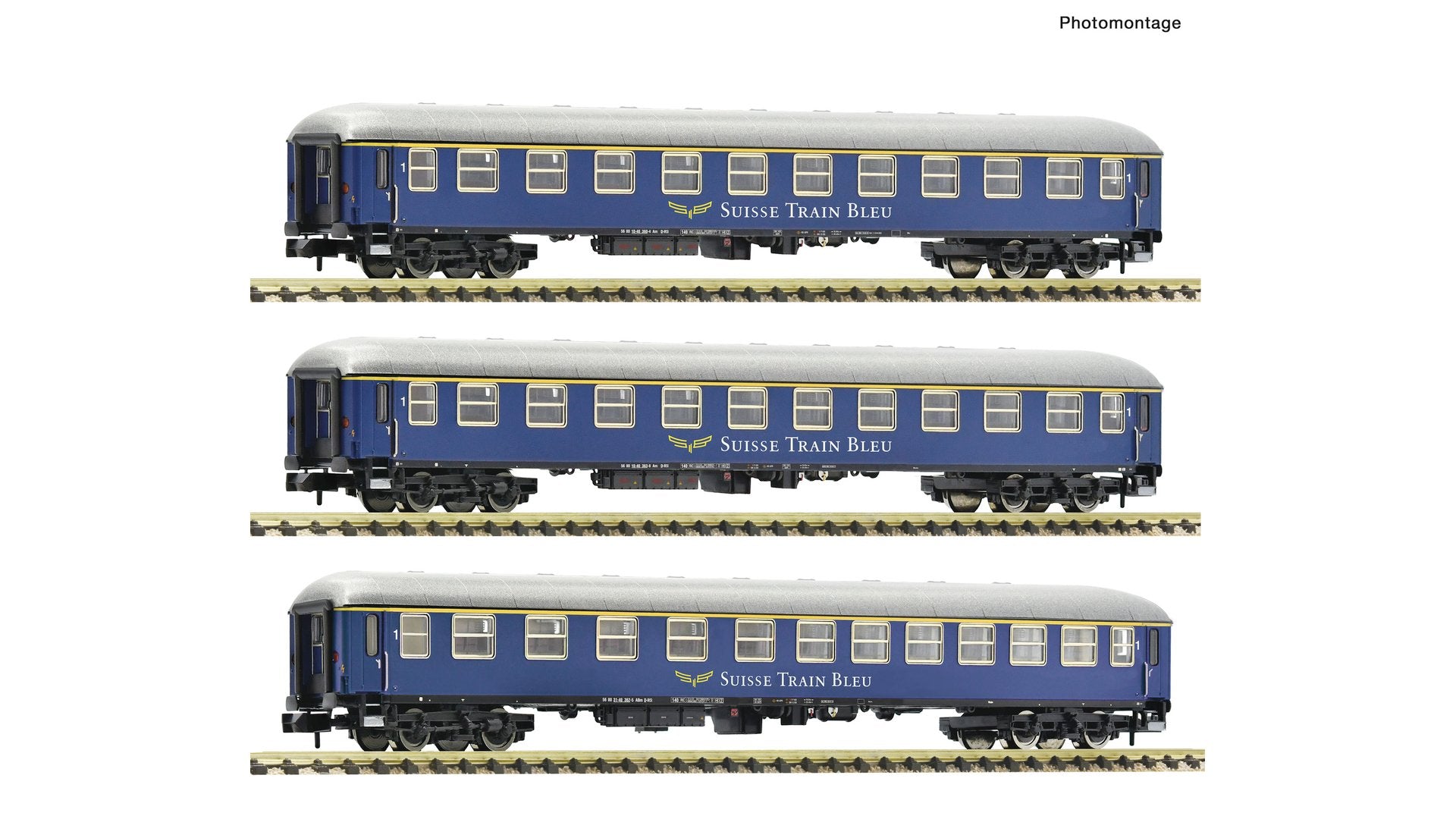 Fleischmann F6260078 3 piece set (1): Express train coaches