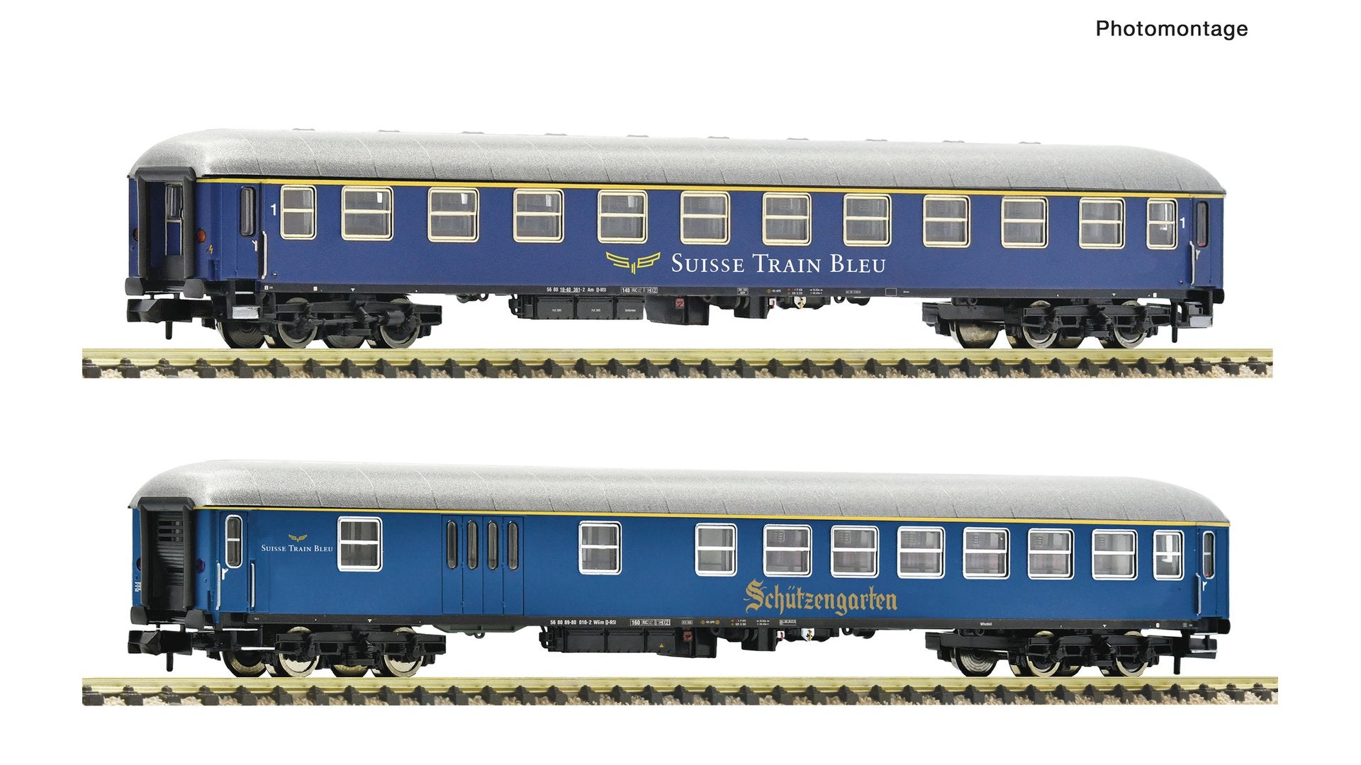 Fleischmann F6260083 2 piece set (2): Express train coaches – Micro ...