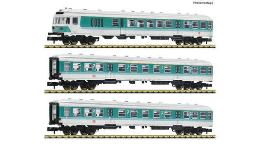 Fleischmann F6260090 3 piece set (1): Commuter coaches, DB AG