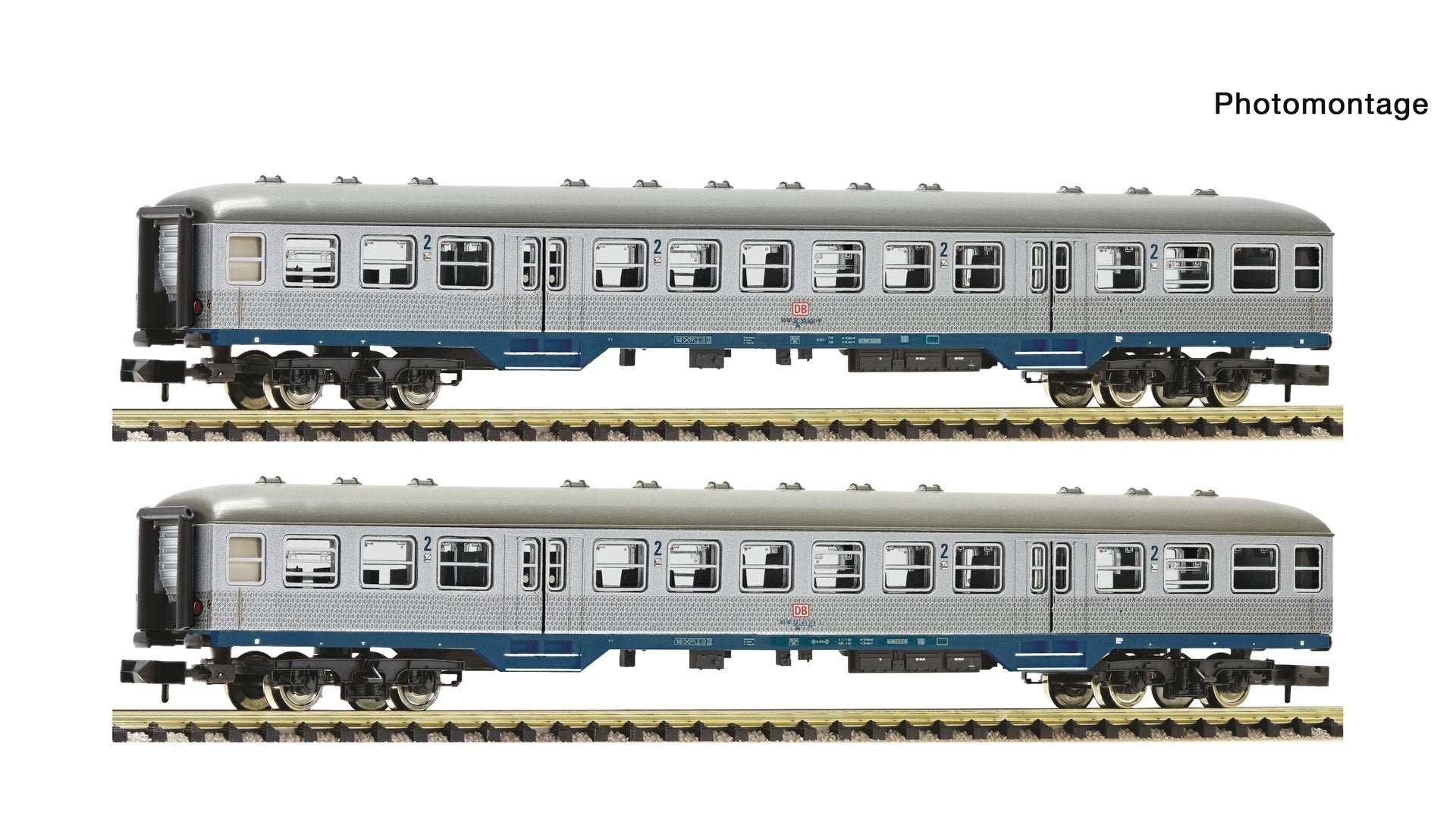 Fleischmann F6260091 2 piece set (2): Commuter coaches, DB AG