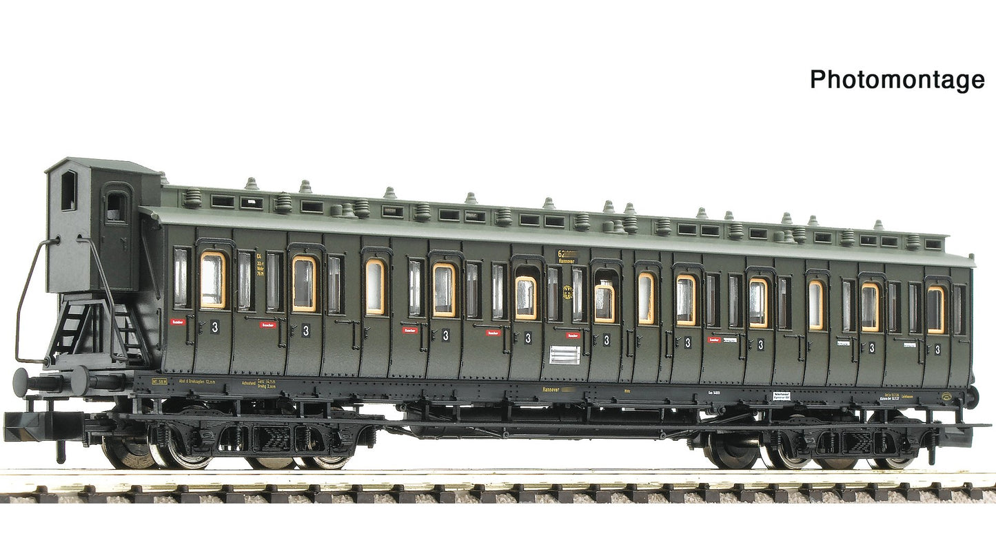 Fleischmann F6260102 3rd class compartment coach, DRG
