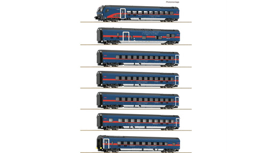 Fleischmann 6270065 7 piece set: Nightjet