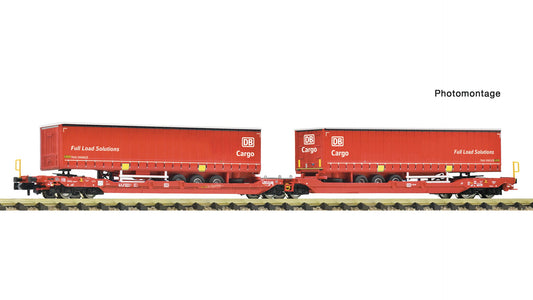 Fleischmann F6660103 Articulated double-pocket wagon T3000e, DB AG