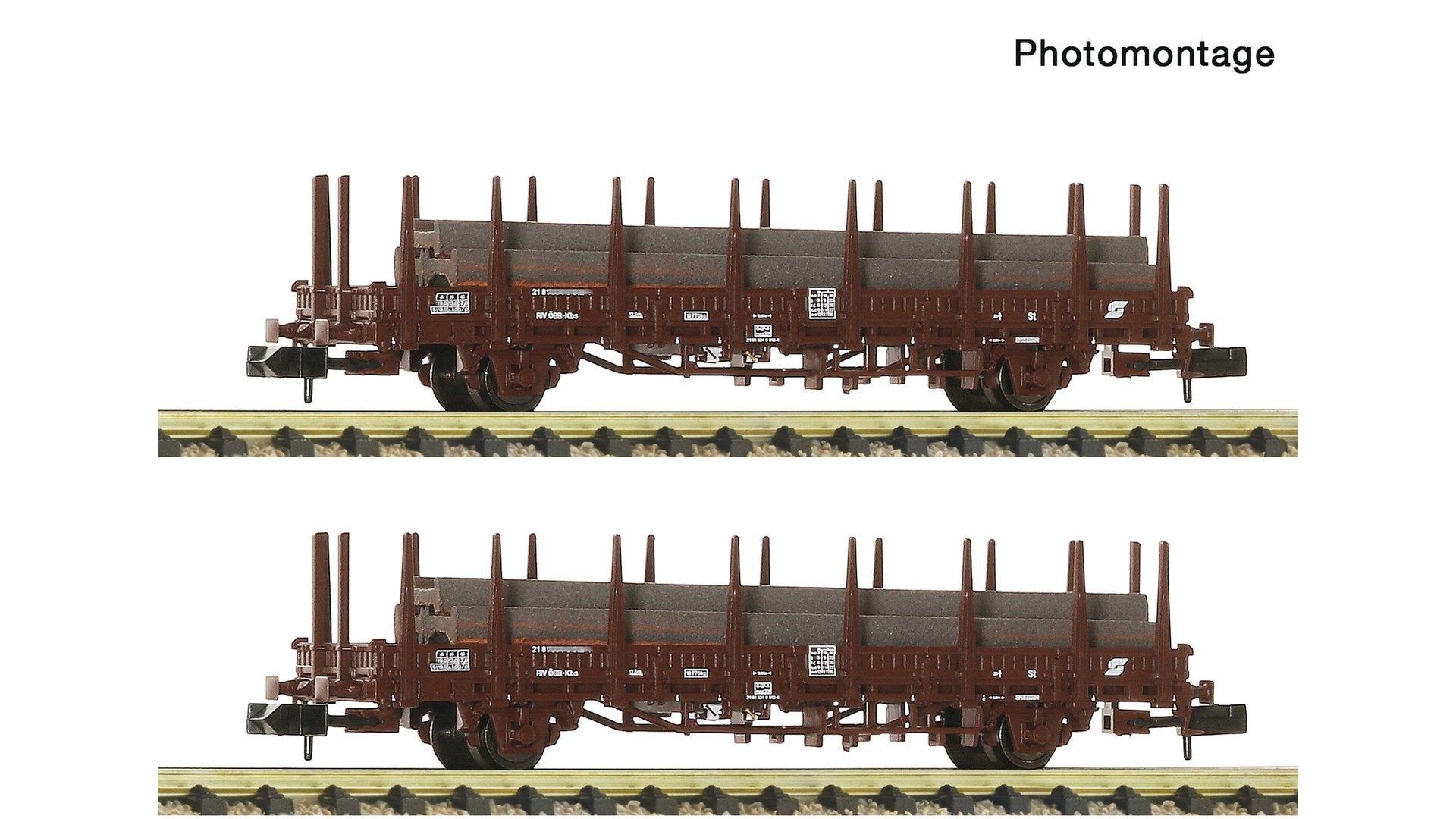 Fleischmann F6660143 2 piece set (2): Steel train, ÖBB