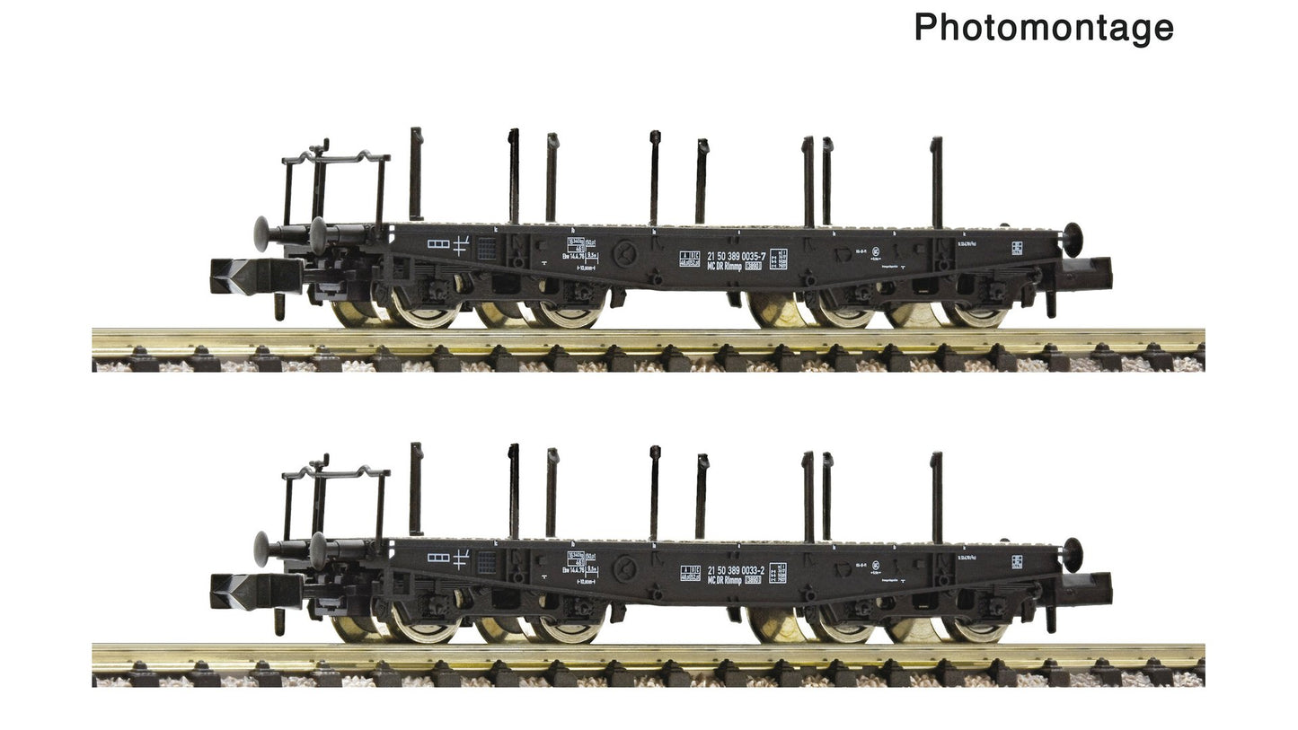 Fleischmann F6660147 2 piece set: Heavy goods wagons, DR