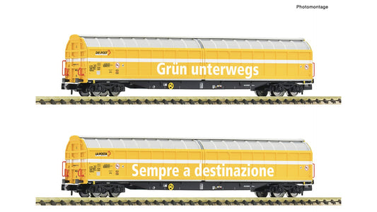 Fleischmann F6660155 2 piece set: Large-capacity sliding wall wagons, Wascosa