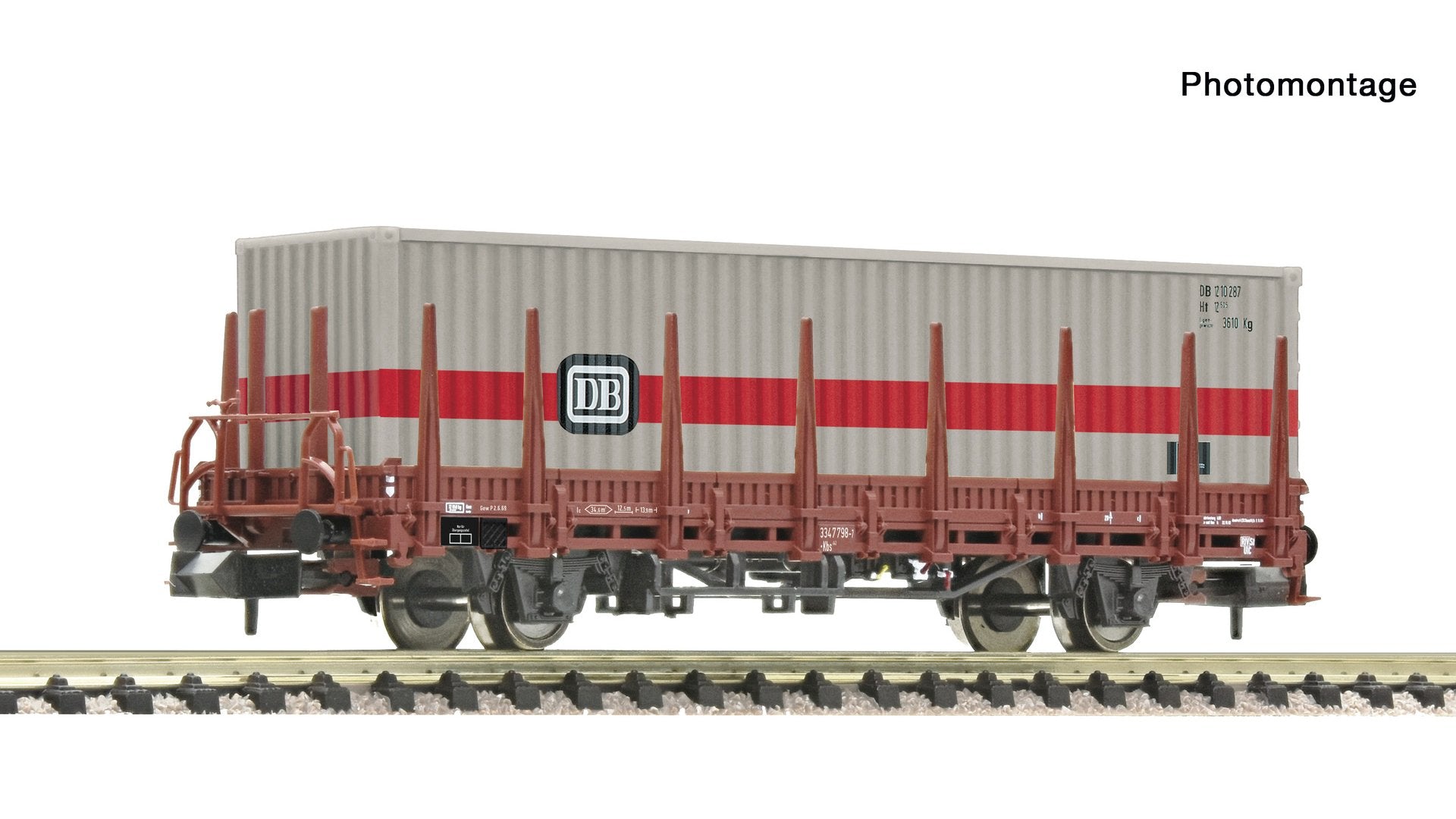 Fleischmann F6660161 Removable stanchion wagon, DB
