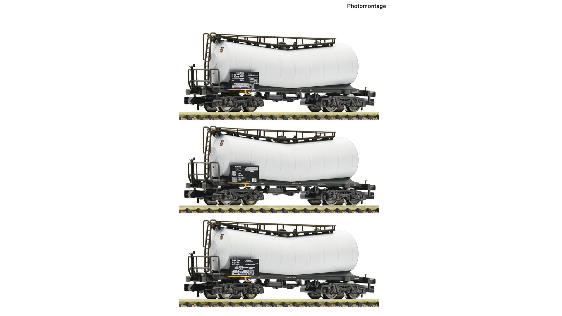 Fleischmann F6660170 3 piece set: Slurry wagons