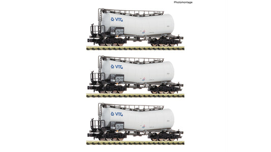 Fleischmann F6660171 3 piece set: Slurry wagons, VTG
