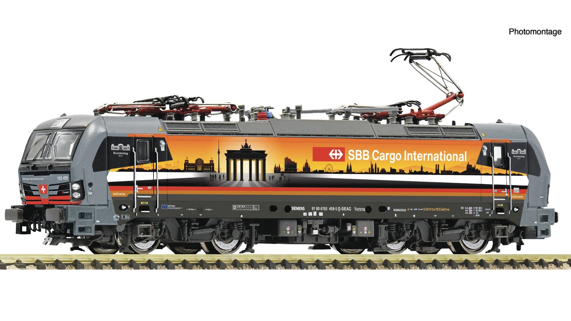 Fleischmann F7570074 El.loco 193 459-5 SBB Cargo Ger.Pierc. Snd.