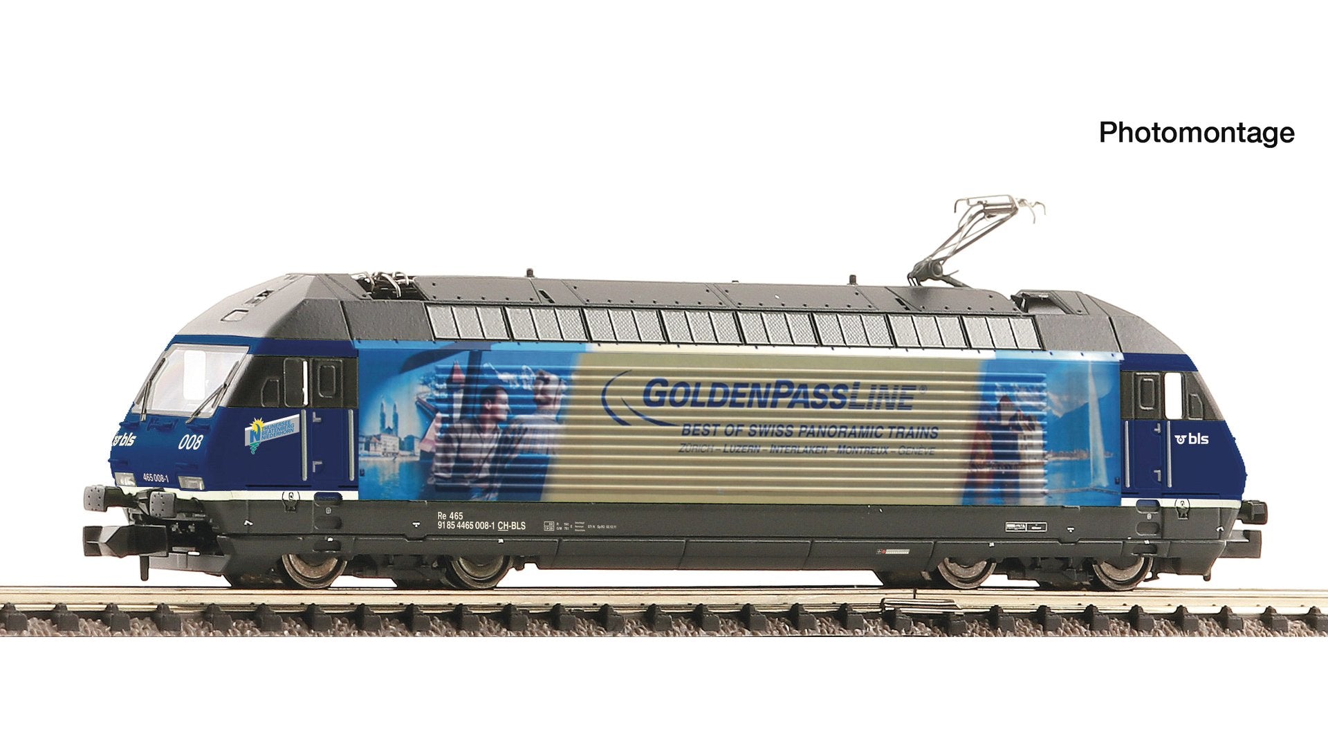 Fleischmann F7570083 Electric locomotive Re 465 008-1, BLS