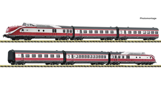 Fleischmann F7770010 6 piece set: Diesel multiple unit VT 601 "Max Liebermann", DR