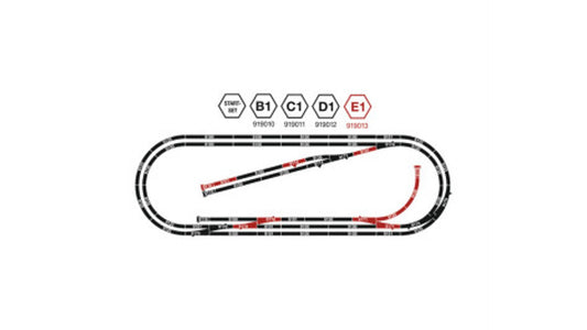 Fleischmann 919013 Track Set E1