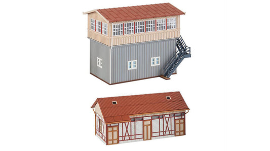 Faller 120113 Calw Sud Signal tower with goods shed