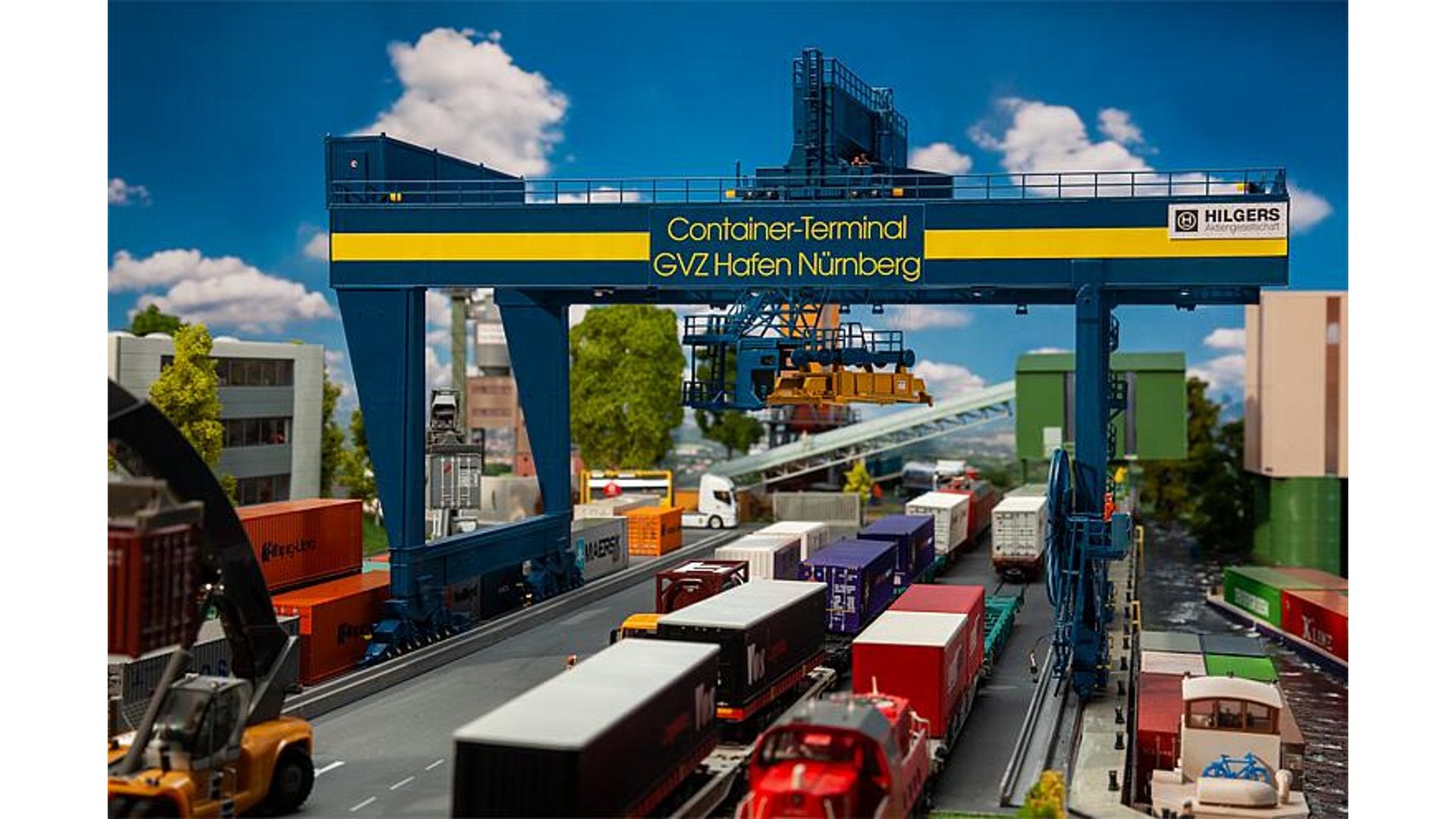 Faller 120291 Container Bridge GVZ Port Nuremberg