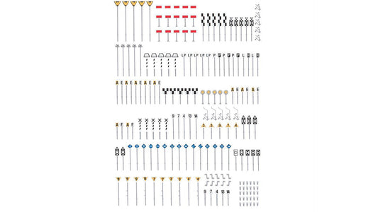Faller 120298 Rail Route Sign Set