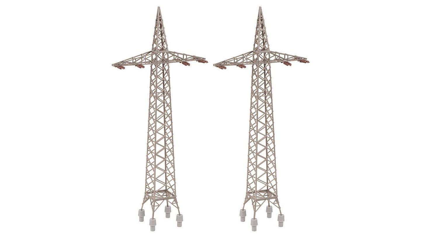 Faller 120377 2 Railway electricity pylons
