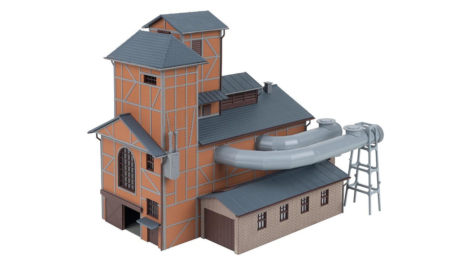 Faller FA130024 Blower hall with pipework